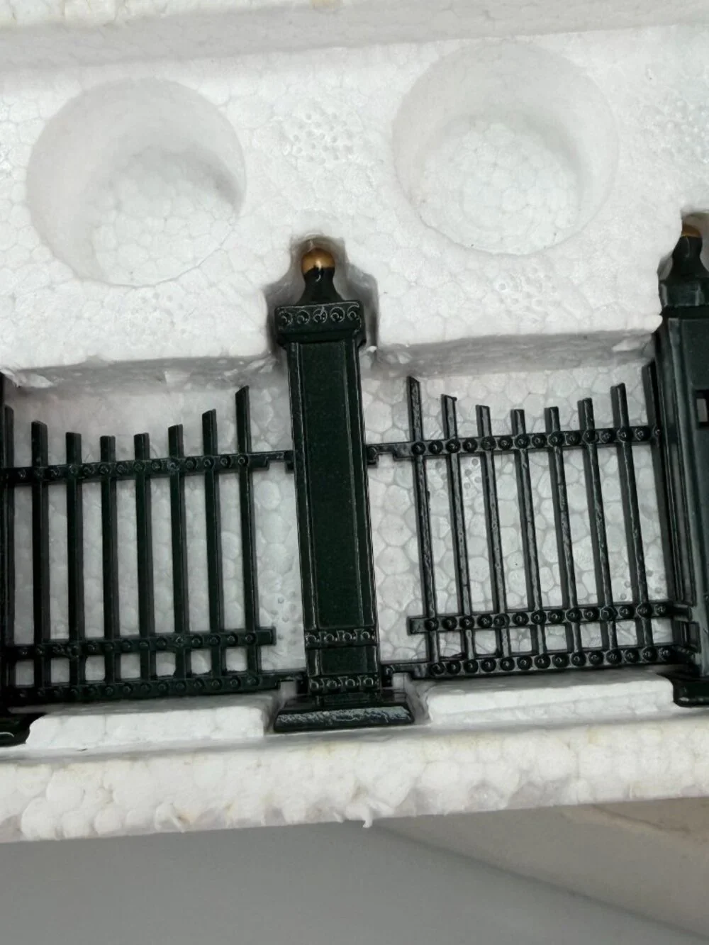 Dept. 56 Village Wrought Iron Gate, Fence, and Fence Extensions plus Gazebo